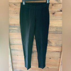 Lilly Pulitzer Travel Pants Women's Pleated Black Elastic Waist Stretch Small